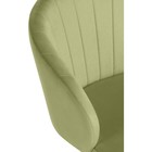 Компьютерное кресло Пард пластик/велюр, белый/зеленый 59x60x78 см 10510651