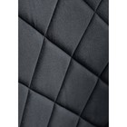 Стул на металлокаркасе Зест металл/велюр, черный/серый 50x54x81 см 10510661