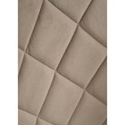 Стул на металлокаркасе Зест металл/велюр, черный/бежевый 50x54x81 см  (артикул 10510663)  большой выбор товаров оптом и в розницу по низким ценам с доставкой