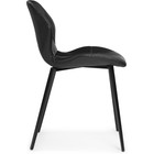 Стул на металлокаркасе Вальд металл/экокожа, черный/черный 46x52x75 см  (артикул 10510676)  большой выбор товаров оптом и в розницу по низким ценам с доставкой