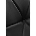 Стул на металлокаркасе Вальд металл/экокожа, черный/черный 46x52x75 см  (артикул 10510676)  большой выбор товаров оптом и в розницу по низким ценам с доставкой