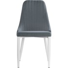 Стул для кухни Kora, на металлокаркасе, цвет белый/серый - Фото 3