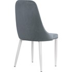 Стул для кухни Kora, на металлокаркасе, цвет белый/серый - Фото 5