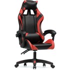 Кресло игровое Rodas пластик/экокожа, черный/красный 67x60x122 см - фото 110663206