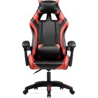 Кресло игровое Rodas пластик/экокожа, черный/красный 67x60x122 см - Фото 2