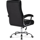Кресло для руководителя Class металл/экокожа, хром/черный 65x73x116 см - Фото 5