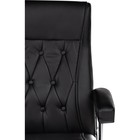 Кресло для руководителя Class металл/экокожа, хром/черный 65x73x116 см - Фото 7