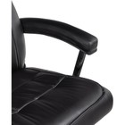 Кресло для руководителя Class металл/экокожа, хром/черный 65x73x116 см - Фото 9