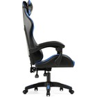 Кресло игровое Rodas пластик/экокожа, черный/черный/синий 67x60x122 см - Фото 4