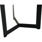 Журнальный стол Роб металл, мрамор голубой/черный 45x45x50 см 10510774