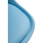 Компьютерное кресло Kolin металл/экокожа/пластик, хром/голубой 49x56x78 см - Фото 6
