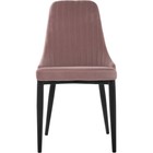 Стул для кухни Kora, на металлокаркасе, цвет чёрный/розовый - Фото 4