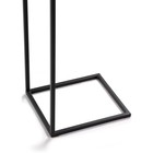 Журнальный стол Геркулес металл, дуб велингтон/черный 30x34x62 см - Фото 7
