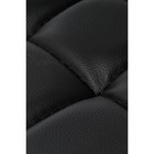 Стул барный Лофт металл/экокожа, черный/черный 35x35x65 см - Фото 4