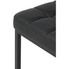 Стул барный Лофт металл/экокожа, черный/черный 35x35x65 см - Фото 5