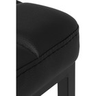 Стул барный Лофт металл/экокожа, черный/черный 35x35x65 см - Фото 7
