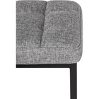 Табурет Байя металл/ткань, черный/серый 35x35x45 см 10510901