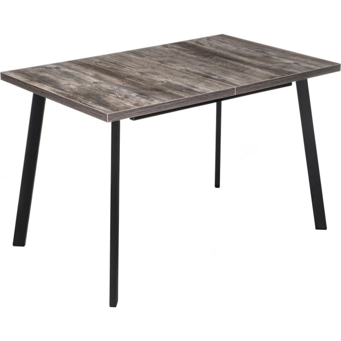 Стол деревянный Цефей металл, дуб рошелье/черный 75x120x77 см - Фото 1
