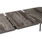 Стол деревянный Цефей металл, дуб рошелье/черный 75x120x77 см - Фото 5