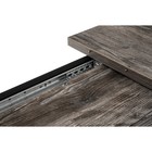 Стол деревянный Цефей металл, дуб рошелье/черный 75x120x77 см - Фото 7