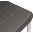 Стул на металлокаркасе DC2-001 металл/экокожа, хром/серый 41x45x96 см - Фото 5