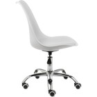Компьютерное кресло Kolin металл/экокожа / пластик, хром/белый 49x56x79 см - фото 121969990