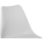 Компьютерное кресло Kolin металл/экокожа / пластик, хром/белый 49x56x79 см - фото 121969991