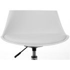 Компьютерное кресло Kolin металл/экокожа / пластик, хром/белый 49x56x79 см - фото 121969992