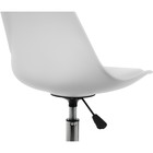 Компьютерное кресло Kolin металл/экокожа / пластик, хром/белый 49x56x79 см - фото 121969994