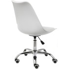 Компьютерное кресло Kolin металл/экокожа / пластик, хром/белый 49x56x79 см - фото 121969997