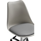 Компьютерное кресло Kolin металл/экокожа / пластик, хром/серый 49x56x79 см - Фото 5