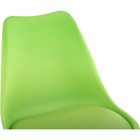 Пластиковый стул Bonuss массив бука/экокожа/пластик, натуральный/зеленый 49x57x82 см 10510942