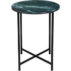 Журнальный стол Волопас металл, малахит/черный 48x48x60 см - фото 121575897