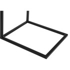 Журнальный стол Геркулес металл, королевский мрамор/черный 30x34x62 см - Фото 5