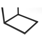 Журнальный стол Геркулес металл, серый мрамор/черный 30x34x62 см - Фото 5