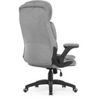 Кресло для руководителя Kolum пластик/ткань, черный/серый 71x86x126 см - Фото 5