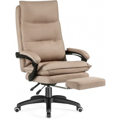 Кресло для руководителя Rapid пластик/ткань, черный/бежевый 68x75x113 см