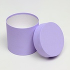 Набор шляпных коробок 4 в 1 «Светлая сирень» 21×21×21- 14×14×14 см - Фото 6