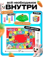 Настольная игра Лас Играс KIDS «Ушастые гонки. Загадка острова», 2-4 игрока, 4+ - Фото 2