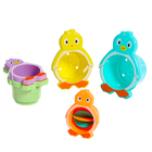 Набор игрушек для ванны «Утка-матрёшка», 5 предметов, цвета МИКС - фото 321782765