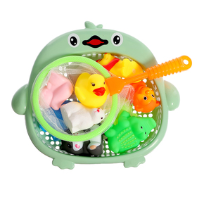 Набор игрушек для ванны «Поймай малыша», 15 предметов, МИКС