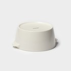 Миска керамическая Magistro White gloss, 500 мл, 15×12,5×6 см - фото 4471155