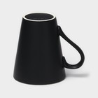 Кружка Magistro Matt black, 350 мл, фарфор, чёрная - Фото 3