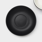 Чайный набор Magistro Matt black, чашка 210 мл, блюдце d=14 см, 2 шт., фарфор, чёрный - Фото 5