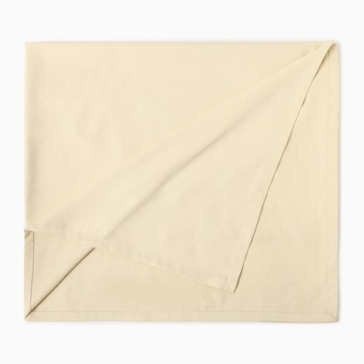 Скатерть «Этель» Home, 146×180 см, 100% хлопок, саржа 250 г/м², молочная