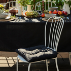 Сидушка на стул Этель Home 42х42 см, цв.чёрный, 100% хл, саржа 190 г/м2 - фото 307160623