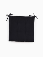 Подушка на стул «Этель» Home, 42×42 см, чёрная - Фото 4