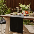 Дорожка на стол Этель Home 40×146 см, чёрный, 100% хлопок, саржа 190 г/м² - Фото 1