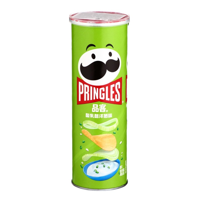 Чипсы Pringles, со сметаной и луком, 110 г - Фото 1