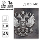 Дневник школьный 5-11 класс, в твердой обложке, 48 л. «Россия» - Фото 1